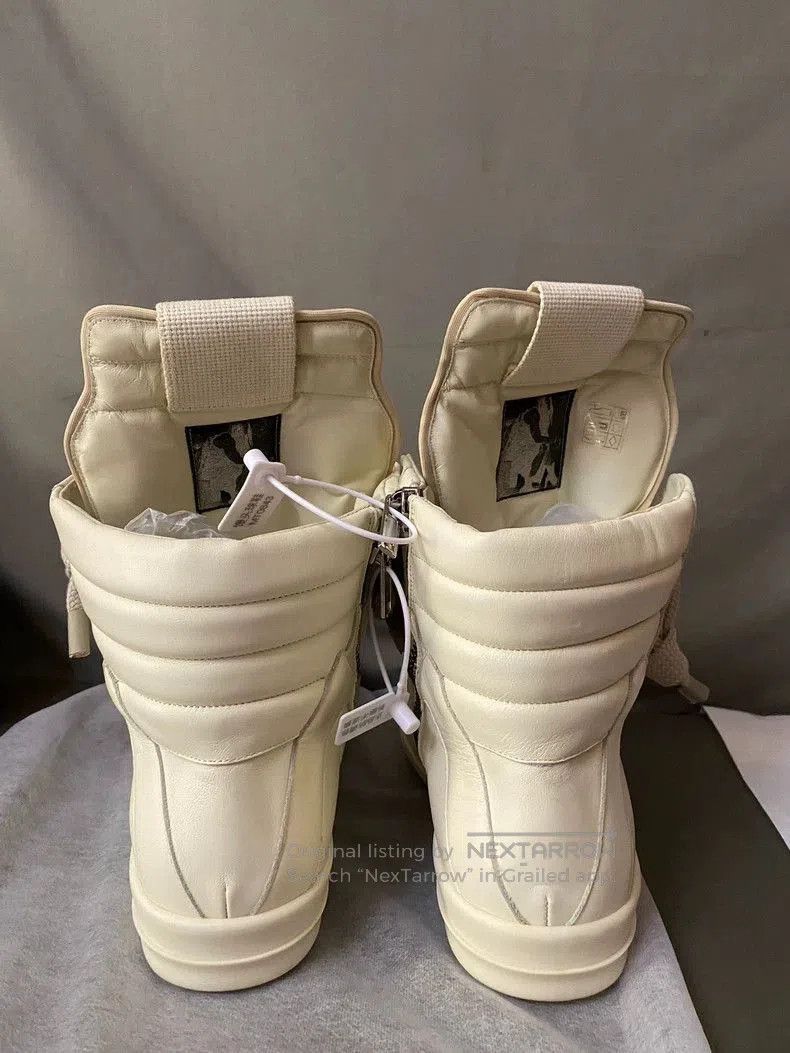 Rick Owens Rick Owens White High. Size US 11.5 / EU 44-45 - 4 Thumbnail