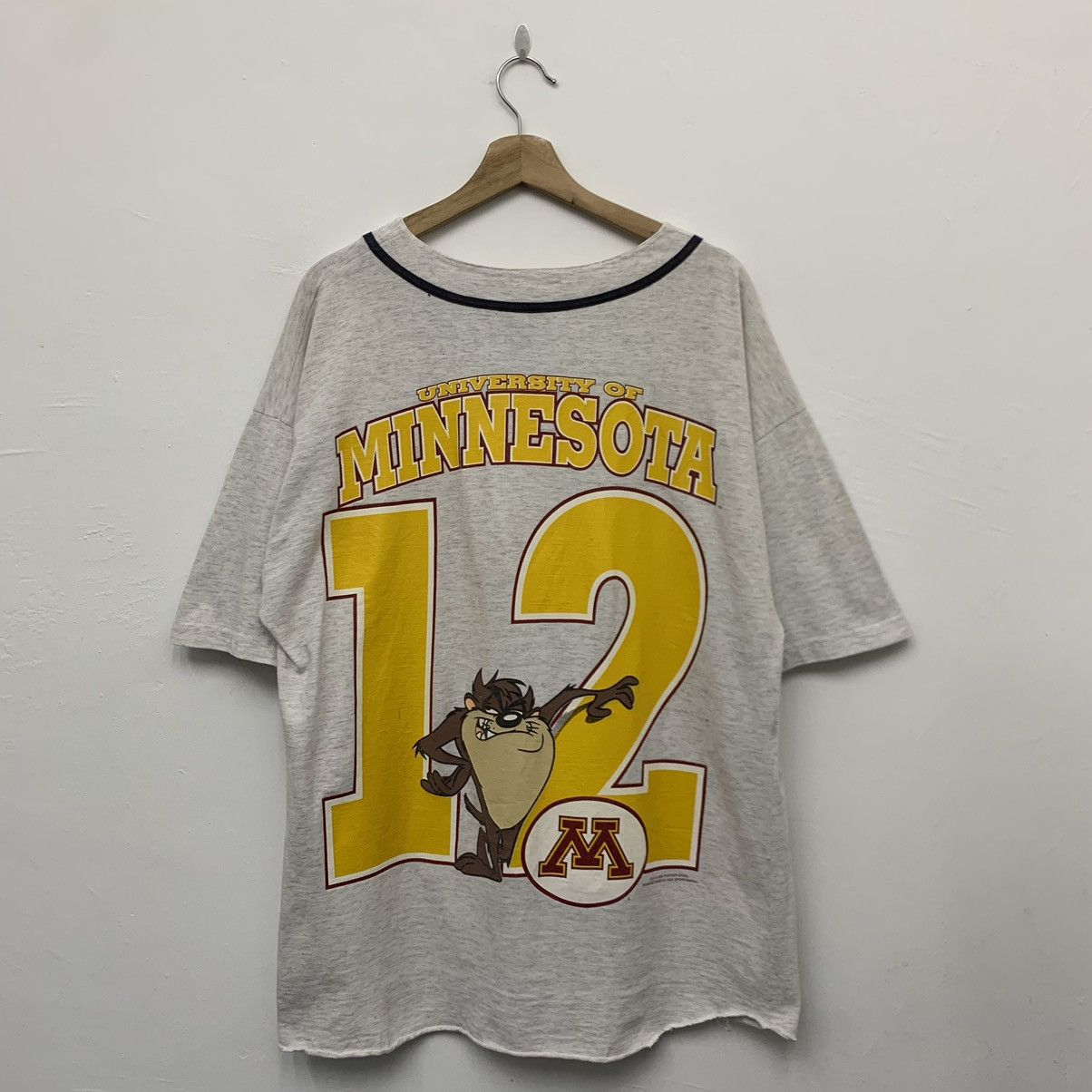 Warner Bros Vintage 90s University Minnesota Baseball Shirt Size US XL / EU 56 / 4 - 1 Thumbnail