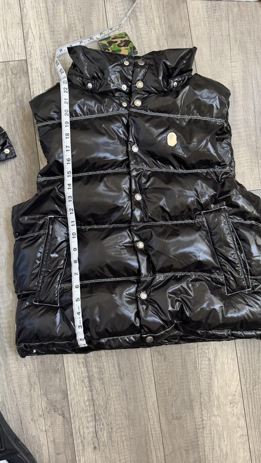 Bape bape vest debossed nylon down Size US M / EU 48-50 / 2 - 10 Thumbnail