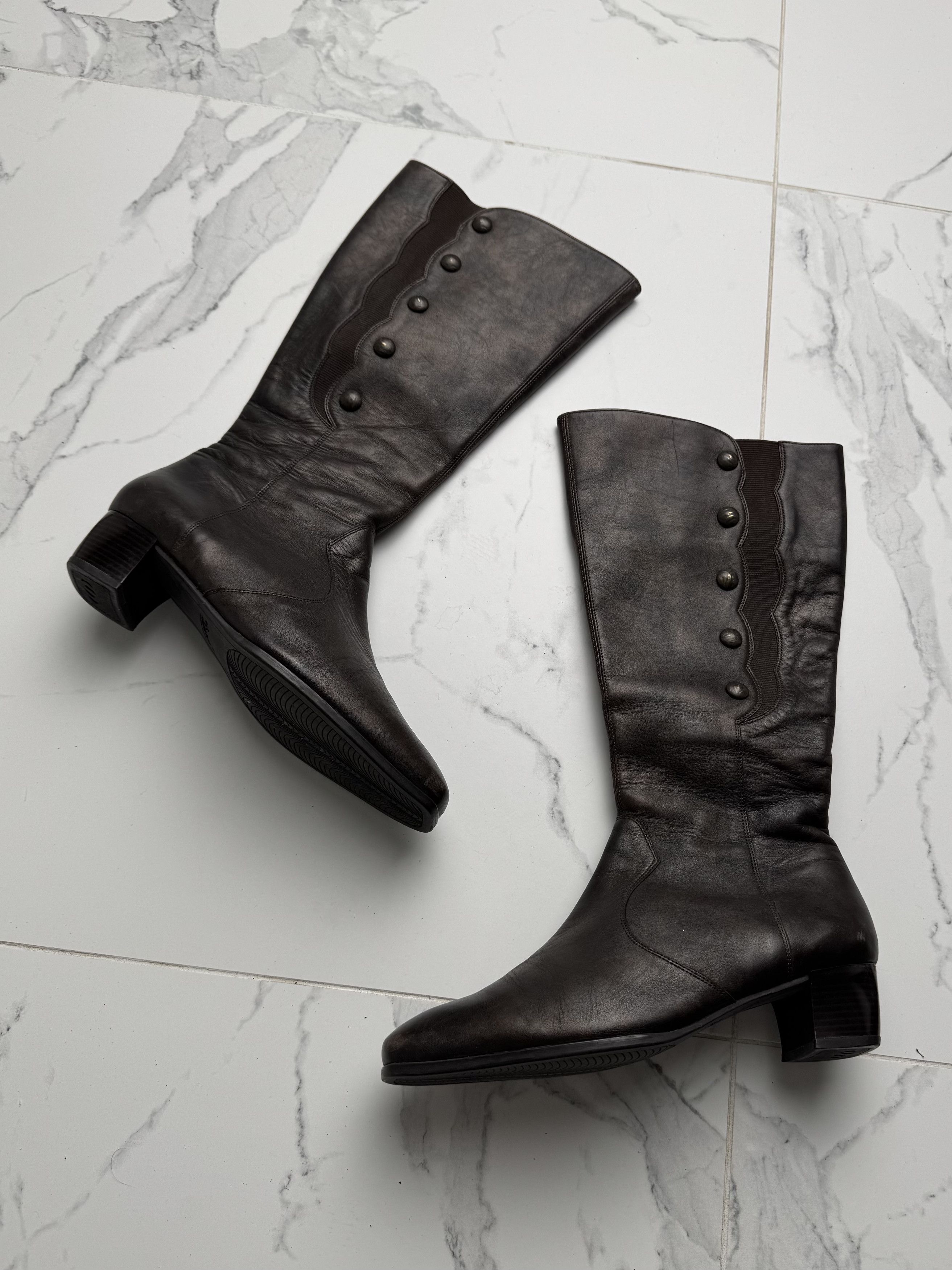 Diesel × Genuine Leather × Vintage Diesel Y2K Genuine Leather Knee