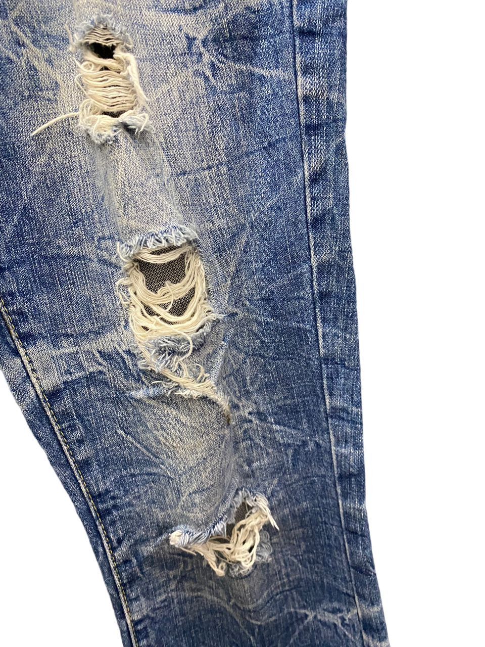 Japanese Brand 💥BEST OFFER💥OZ-FIRST PINKBALL BOOTCUT DISTRESSED DENIM Size US 32 / EU 48 - 8 Thumbnail