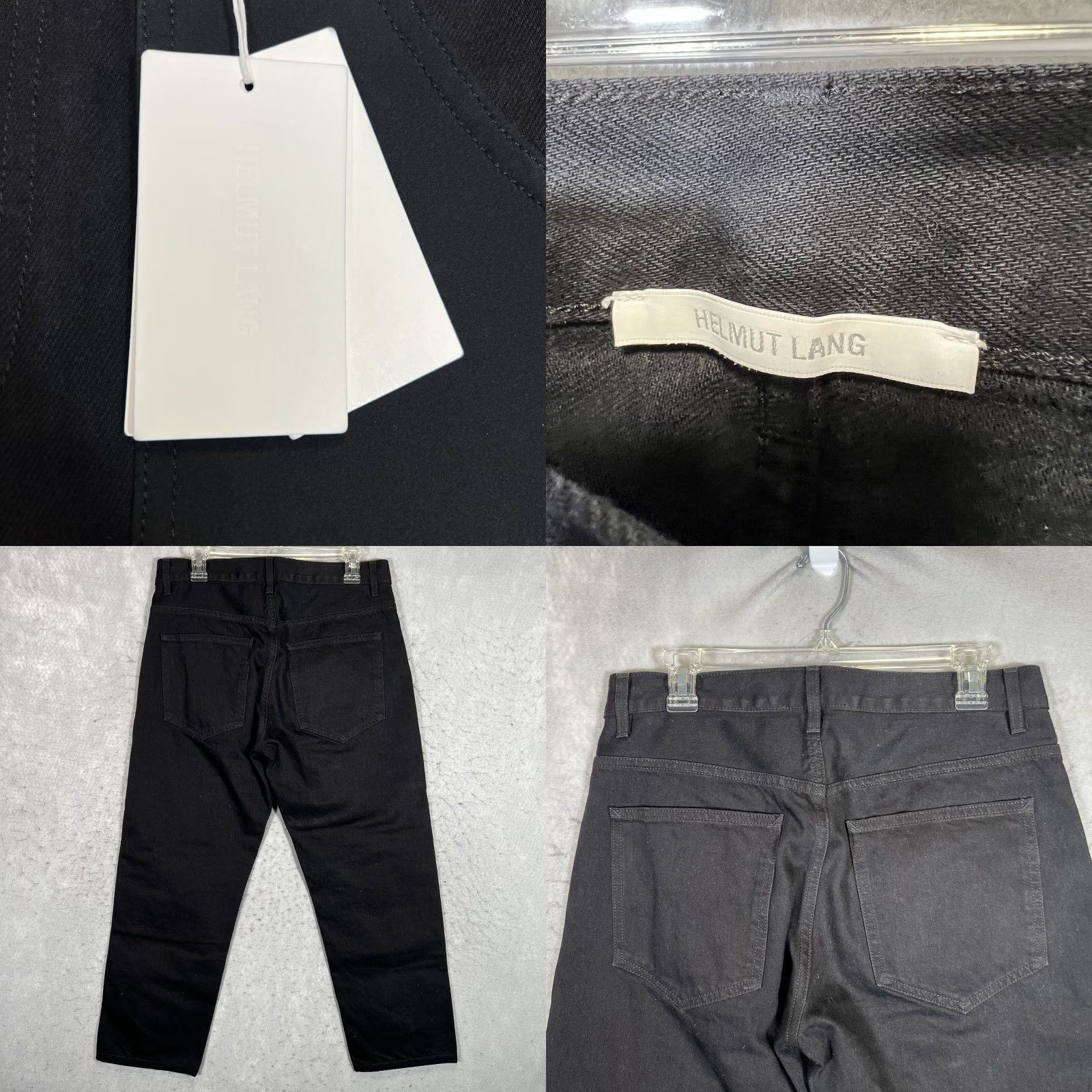 Helmut Lang Helmut Lang Jeans Men’s 30x26 Black Double Knee Utility Pants Adult Mens Regular Straight Vintage No (New with Tags) Size US 30 / EU 46 - 8 Thumbnail