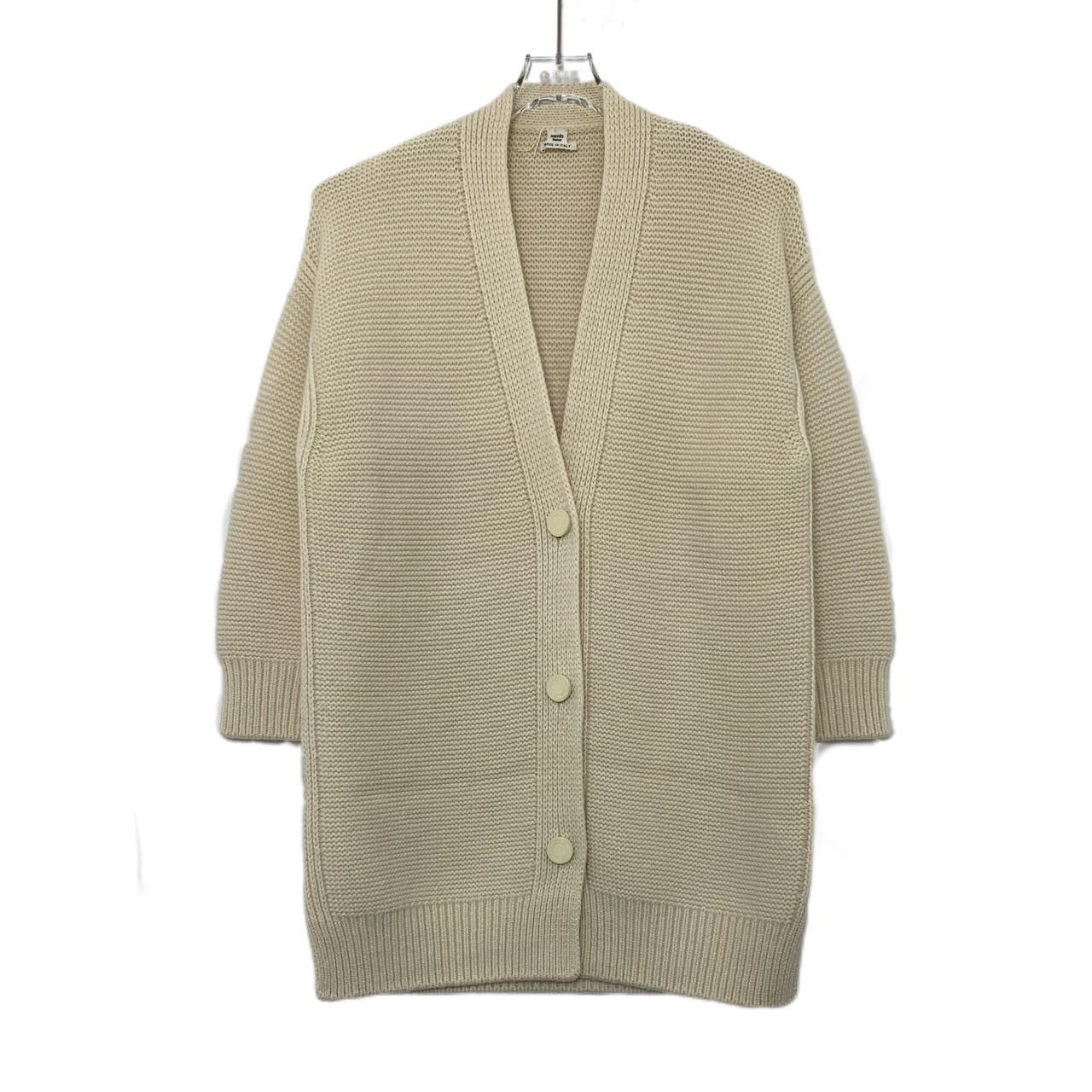 Hermes Hermes Beige Cashmere V-neck Long Sleeve Knit Cardigan K26WX Size XXS / US 00 / IT 34 - 1 Thumbnail