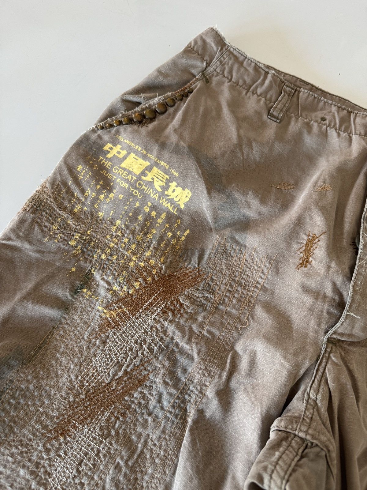 The Great China Wall *RARE* VINTAGE 90s ARCHIVES GREAT CHINA WALL 1/1 CARGO PANTS Size US 32 / EU 48 - 14 Thumbnail