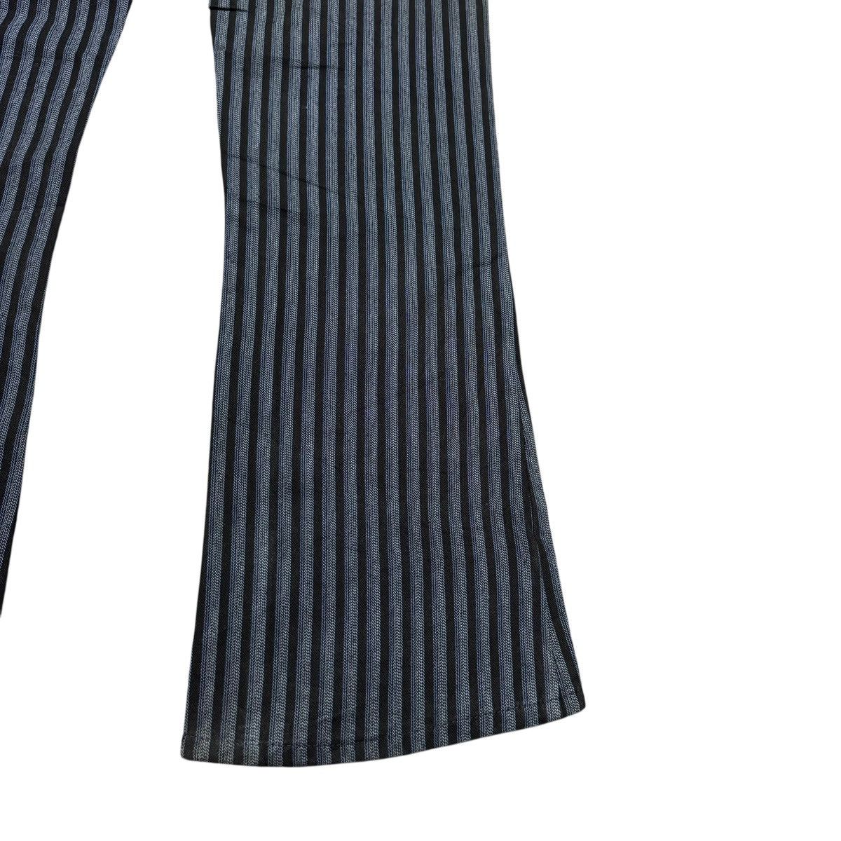 Japanese Brand EDGE RUPERT Striped Denim Flare Jeans Size US 30 / EU 46 - 14 Thumbnail