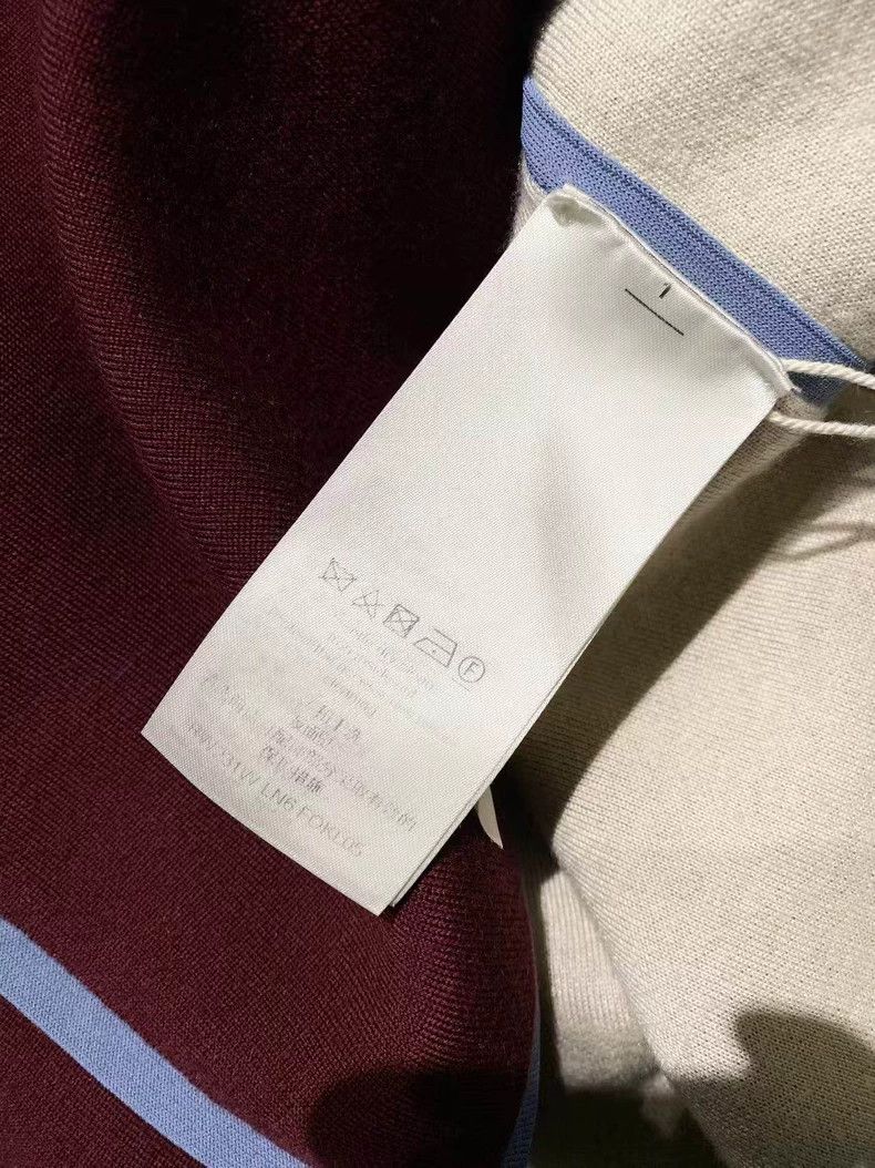 Louis Vuitton Louis Vuitton Nylon/sheep wool wine contrast zip-up sweats Size US S / EU 44-46 / 1 - 6 Thumbnail