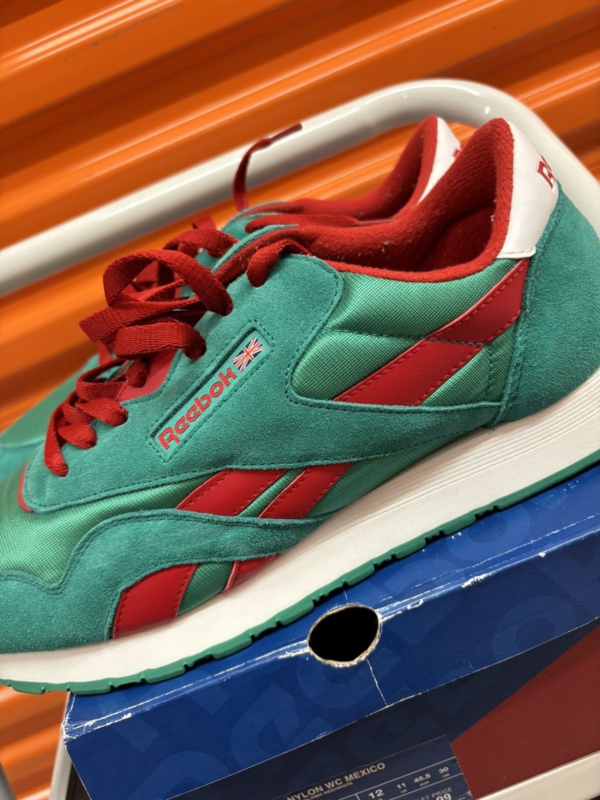 Reebok ***FINAL DROP***RARE 00s REEBOK NYLON MEXICO CLASSIC SHOE 12 Size US 12 / EU 45 - 8 Thumbnail