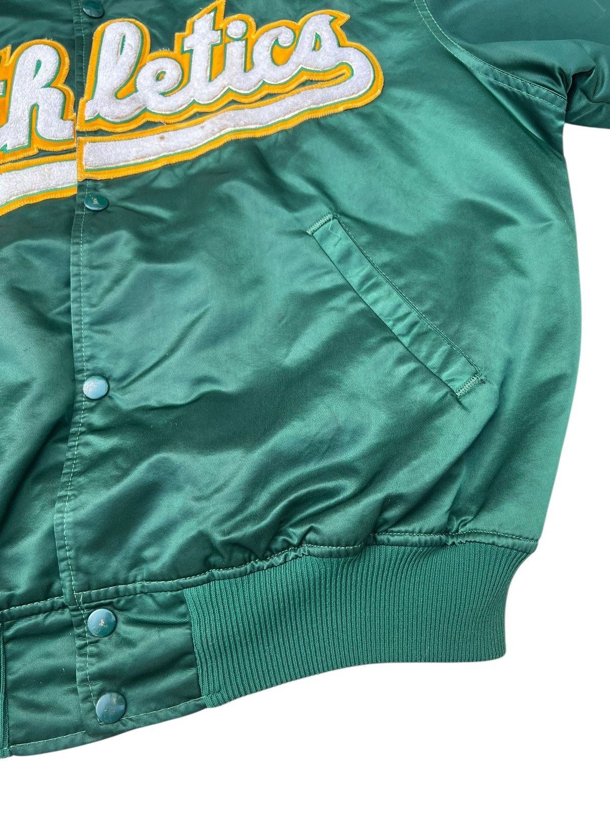 MLB Vintage 80s 90s Oakland A’s Athletics Starter Jacket Size US L / EU 52-54 / 3 - 11 Thumbnail