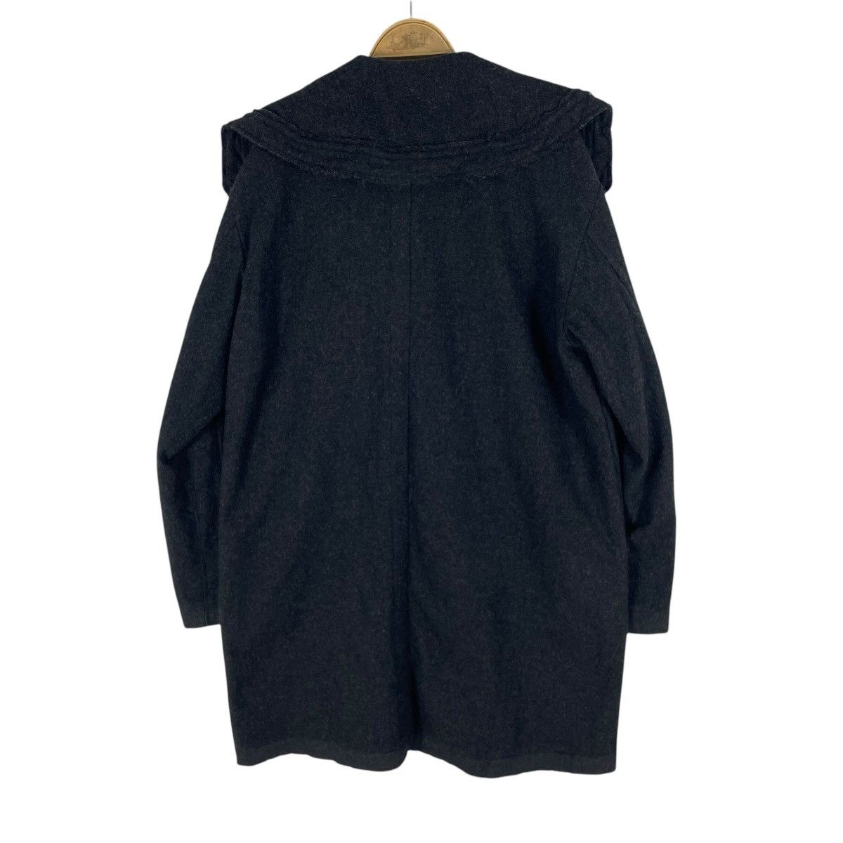 Issey Miyake Vintage Zucca Issey Miyake 2003 A/W Deconstructed Wool Coat Size M / US 6-8 / IT 42-44 - 11 Thumbnail