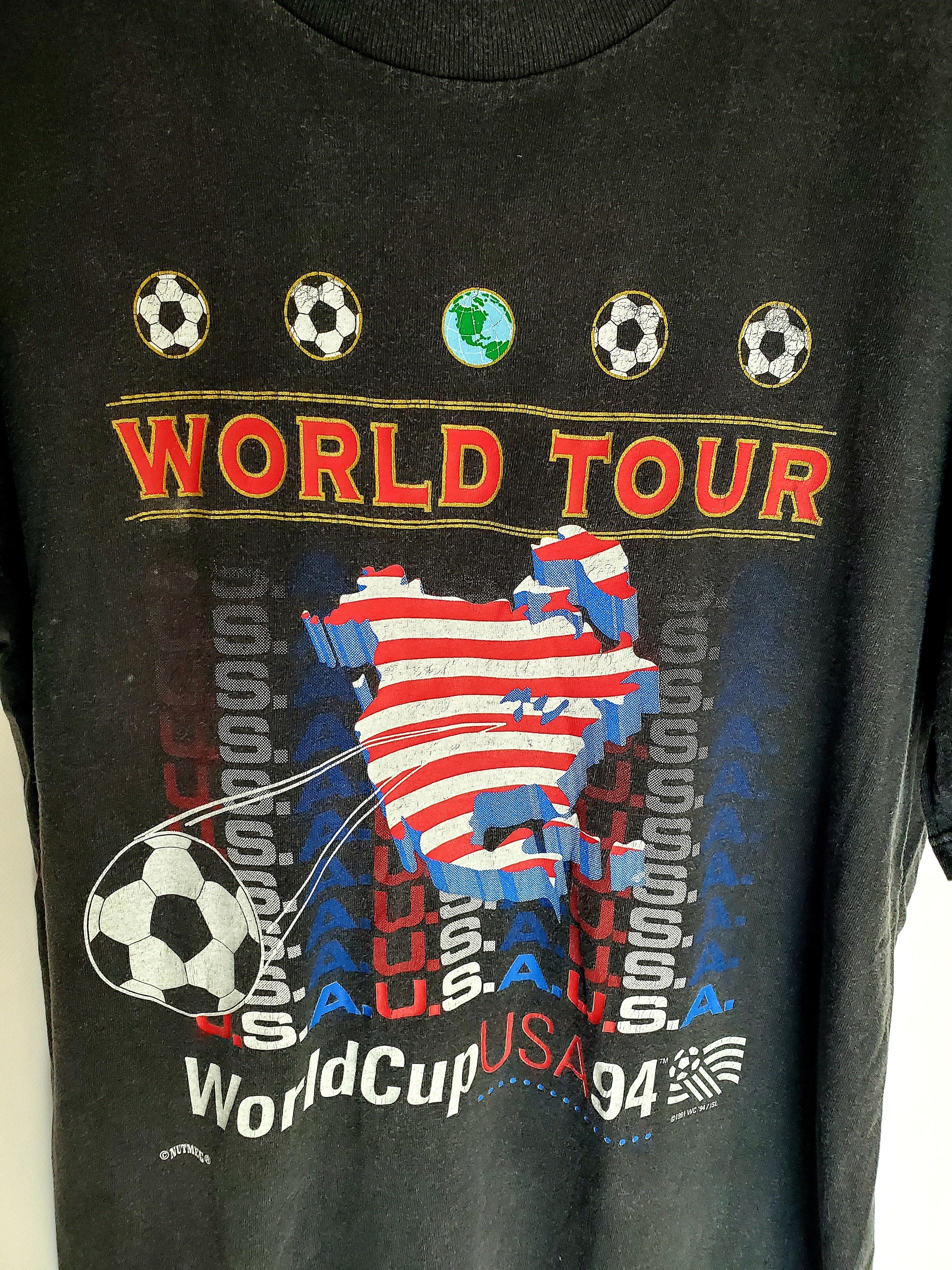 Vintage Vintage 1994 World Cup Soccer USA World Tour shirt L Size US L / EU 52-54 / 3 - 3 Thumbnail