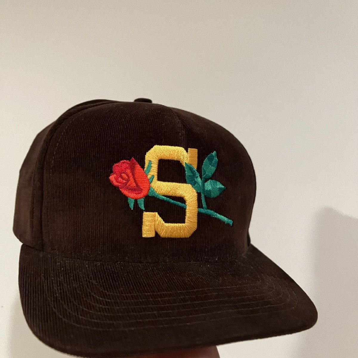 Supreme Supreme Rose S Logo SnapBack Brown Size ONE SIZE - 2 Thumbnail