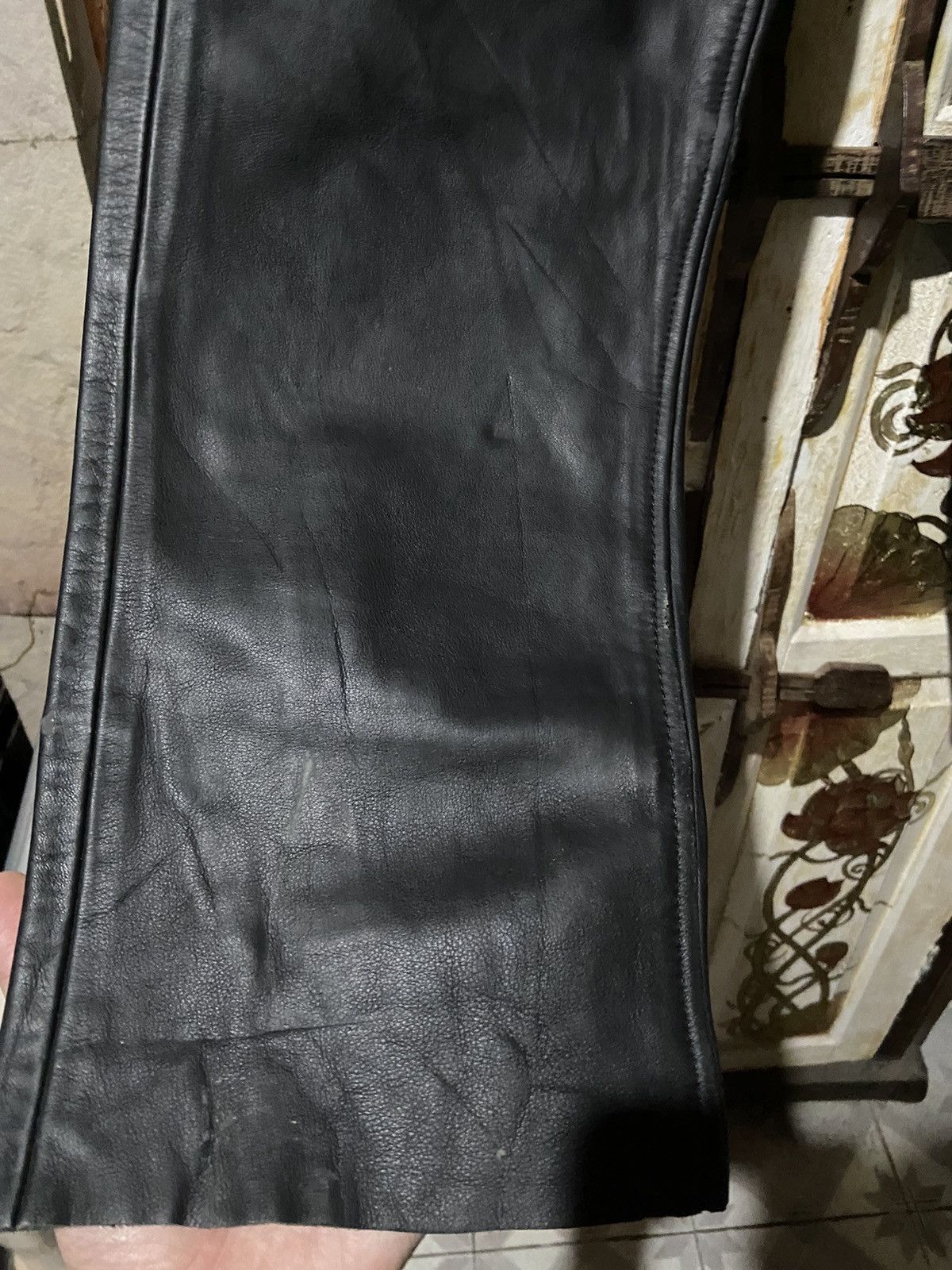 Kadoya RARE KADOYA japan leather black pants size 31 Size US 31 - 5 Thumbnail