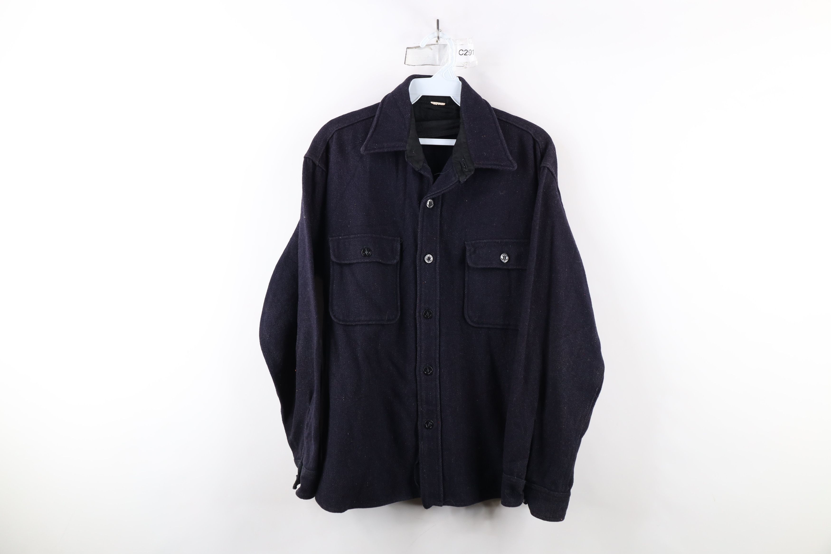 Vintage Vintage 50s 60s Streetwear CPO Shirt Jacket Jac Shirt USA Size US M / EU 48-50 / 2 - 1 Thumbnail