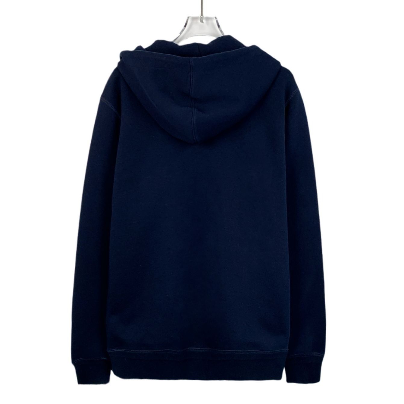 Louis Vuitton [Louis Vuitton] Navy Cotton Hooded Drawstring Zip-Up Sweatsh Size L / US 10 / IT 46 - 8 Thumbnail