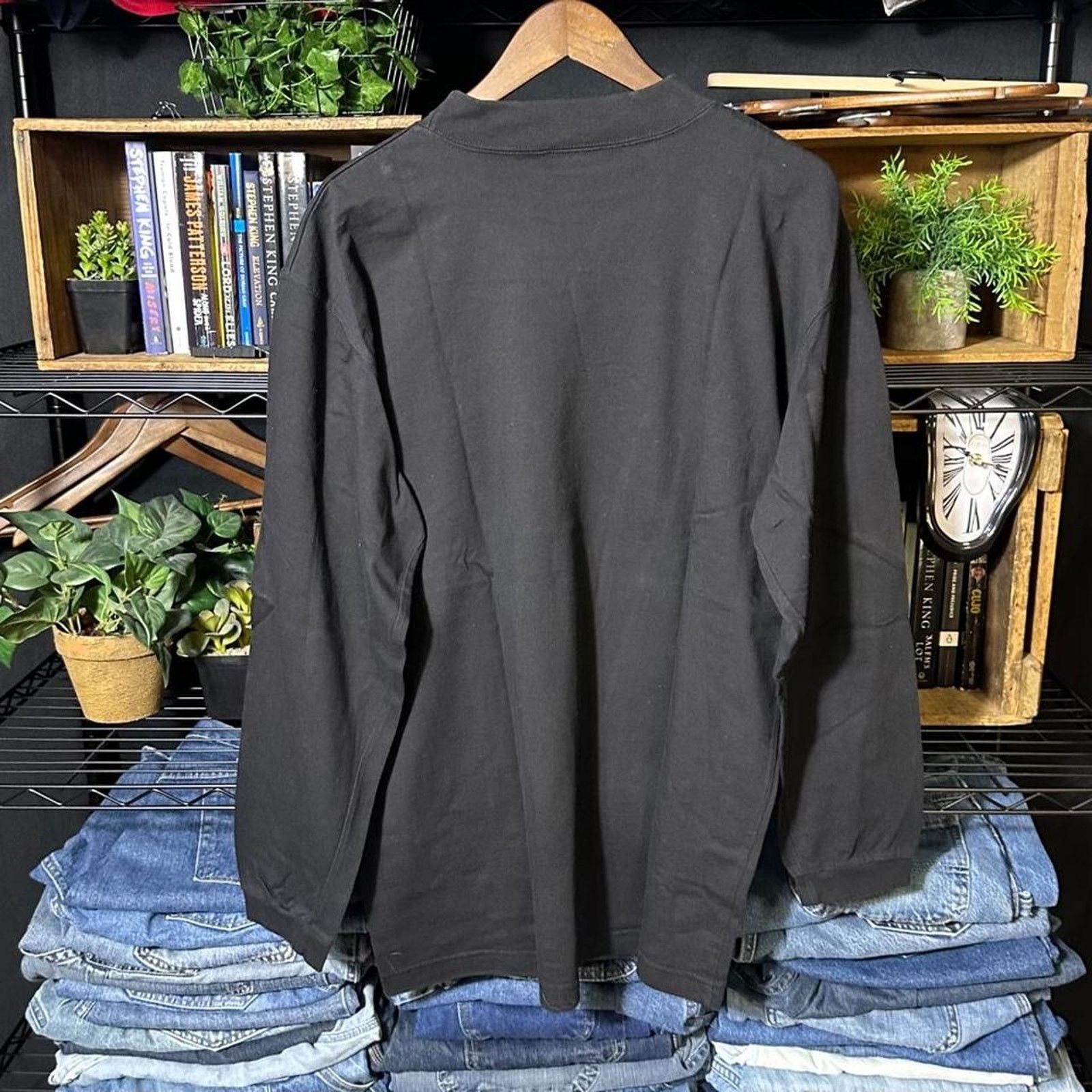 Yamaha Vintage 90s Yamaha Snowmobiles Long Sleeve Tee Shirt Black Size US XL / EU 56 / 4 - 2 Thumbnail