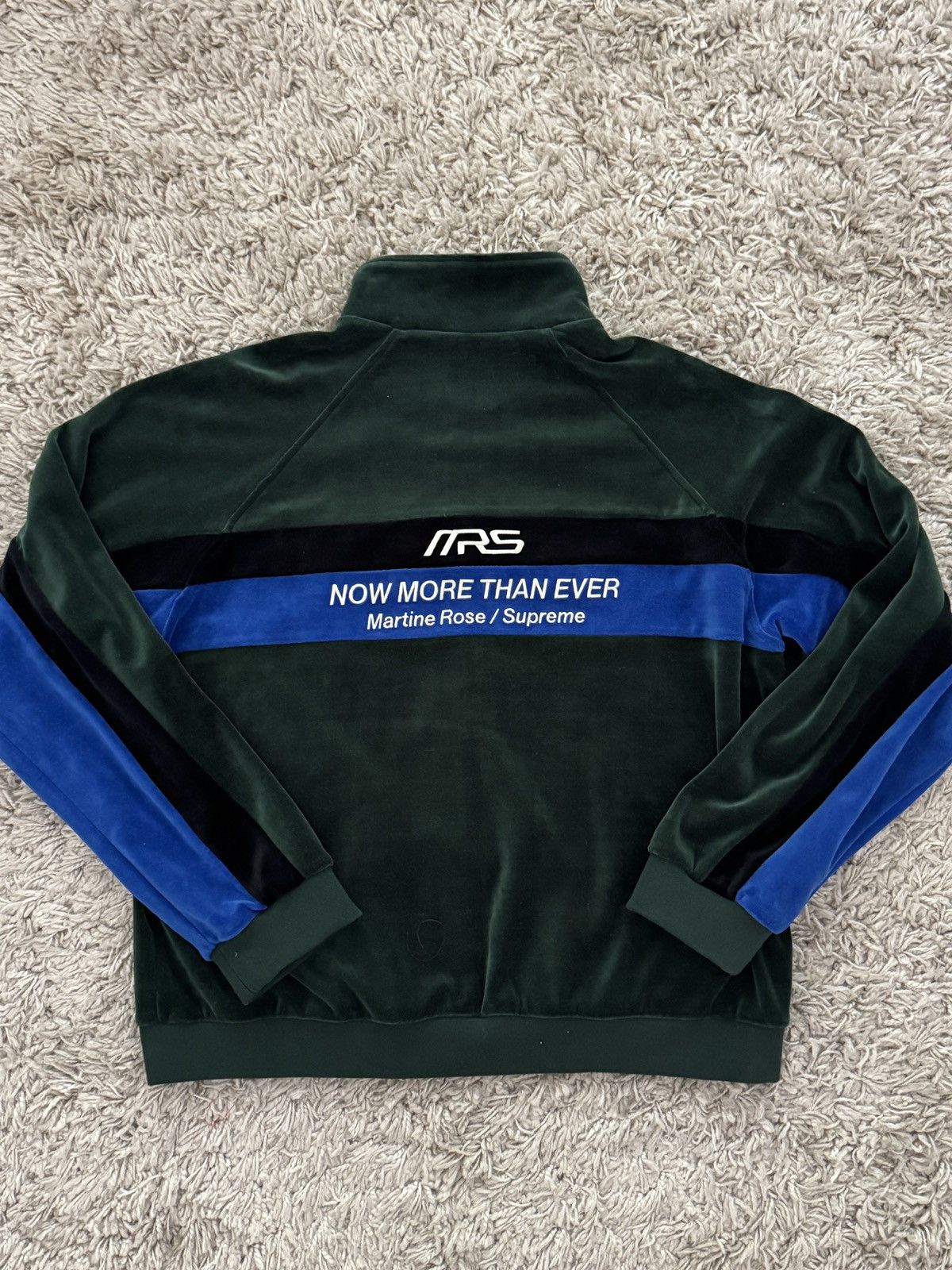 Supreme Martine Rose Velour Track Jacket FW24 XL