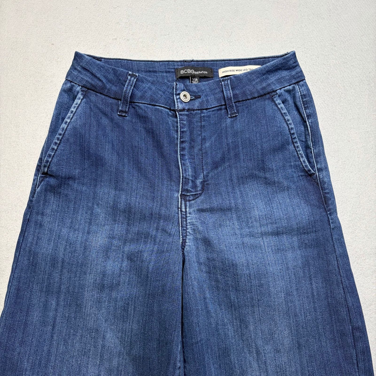 BCBGeneration BCBGeneration Woman’s 7/28 High Rise Trousers Wide Leg Size 28" / US 6 / IT 42 - 8 Thumbnail