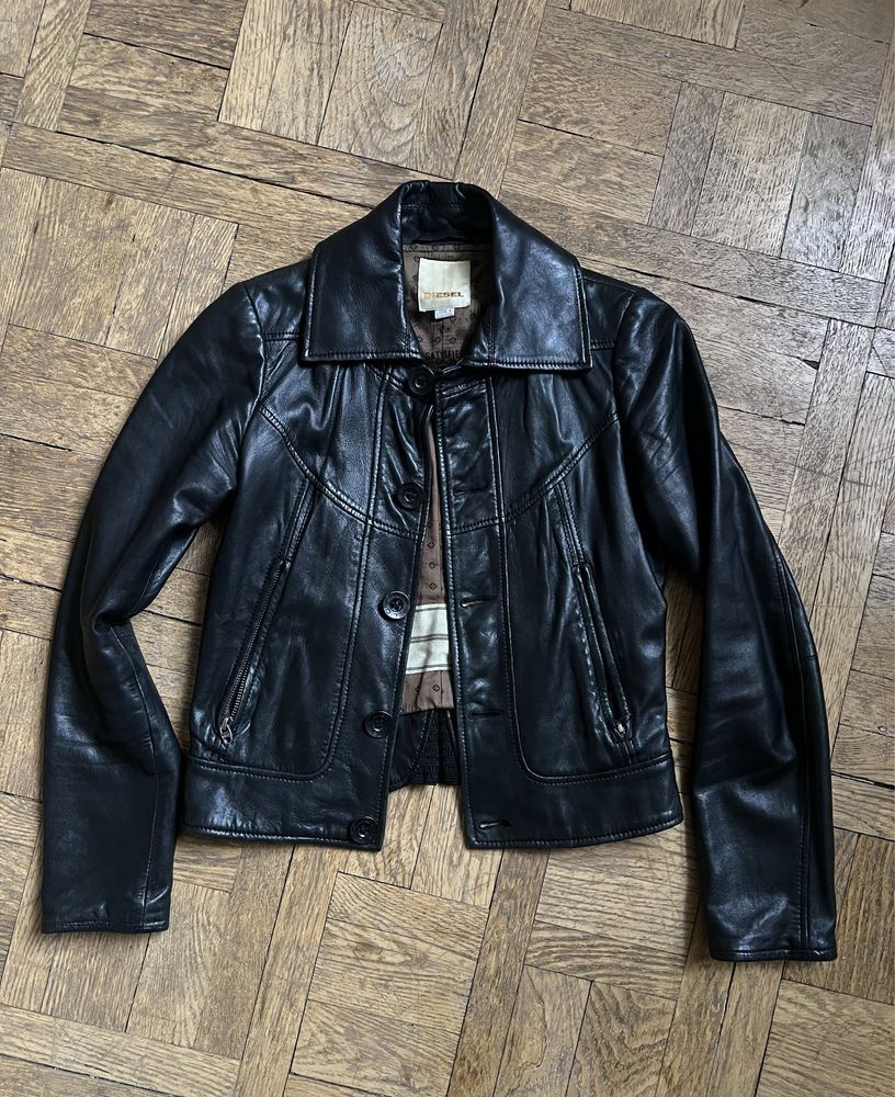 Diesel Diesel Leather Jacket Size S / US 4 / IT 40 - 1 Thumbnail