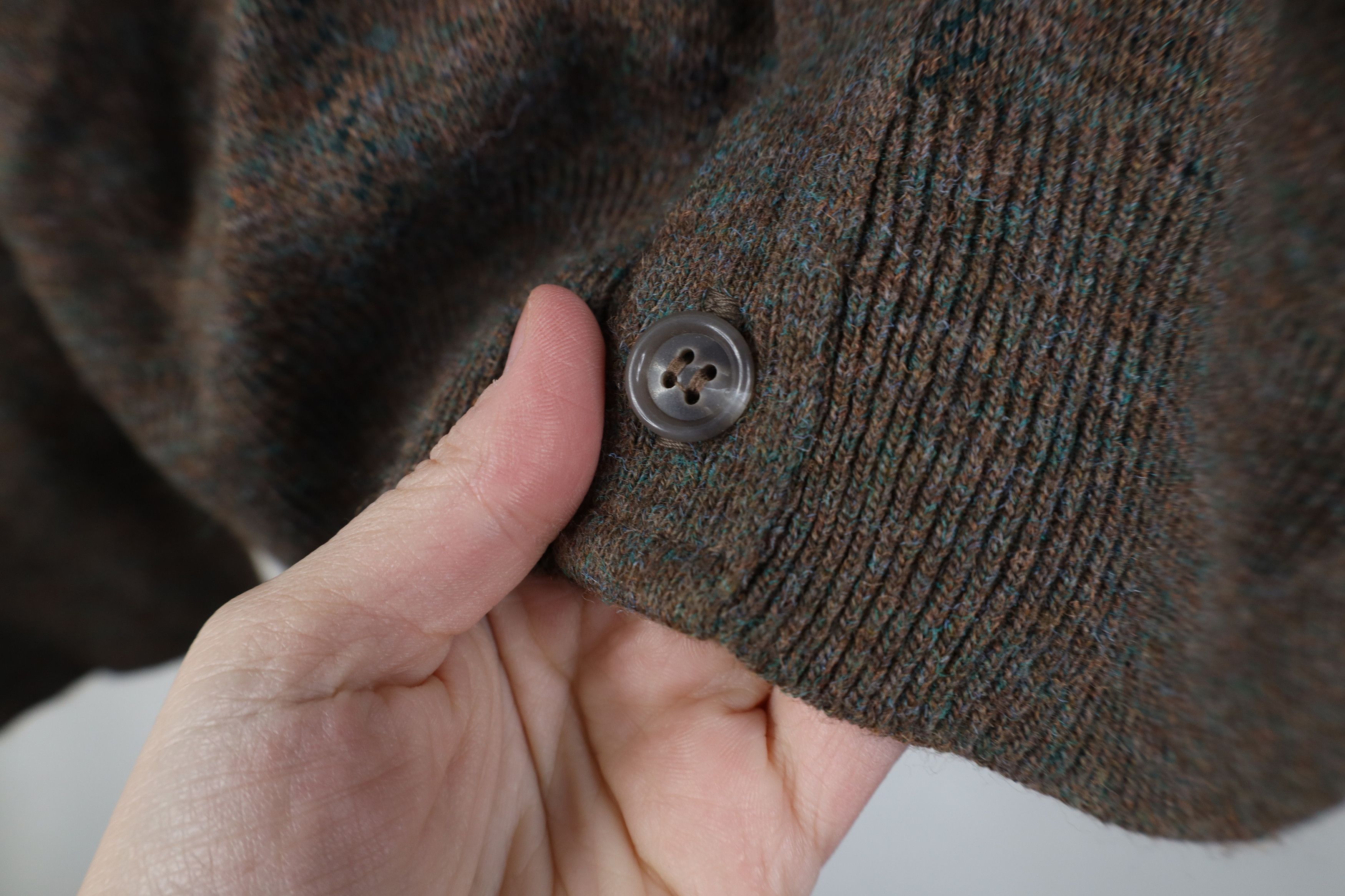 Vintage Vintage 70s Streetwear Knit Cardigan Sweater Plaid USA Size US M / EU 48-50 / 2 - 5 Thumbnail