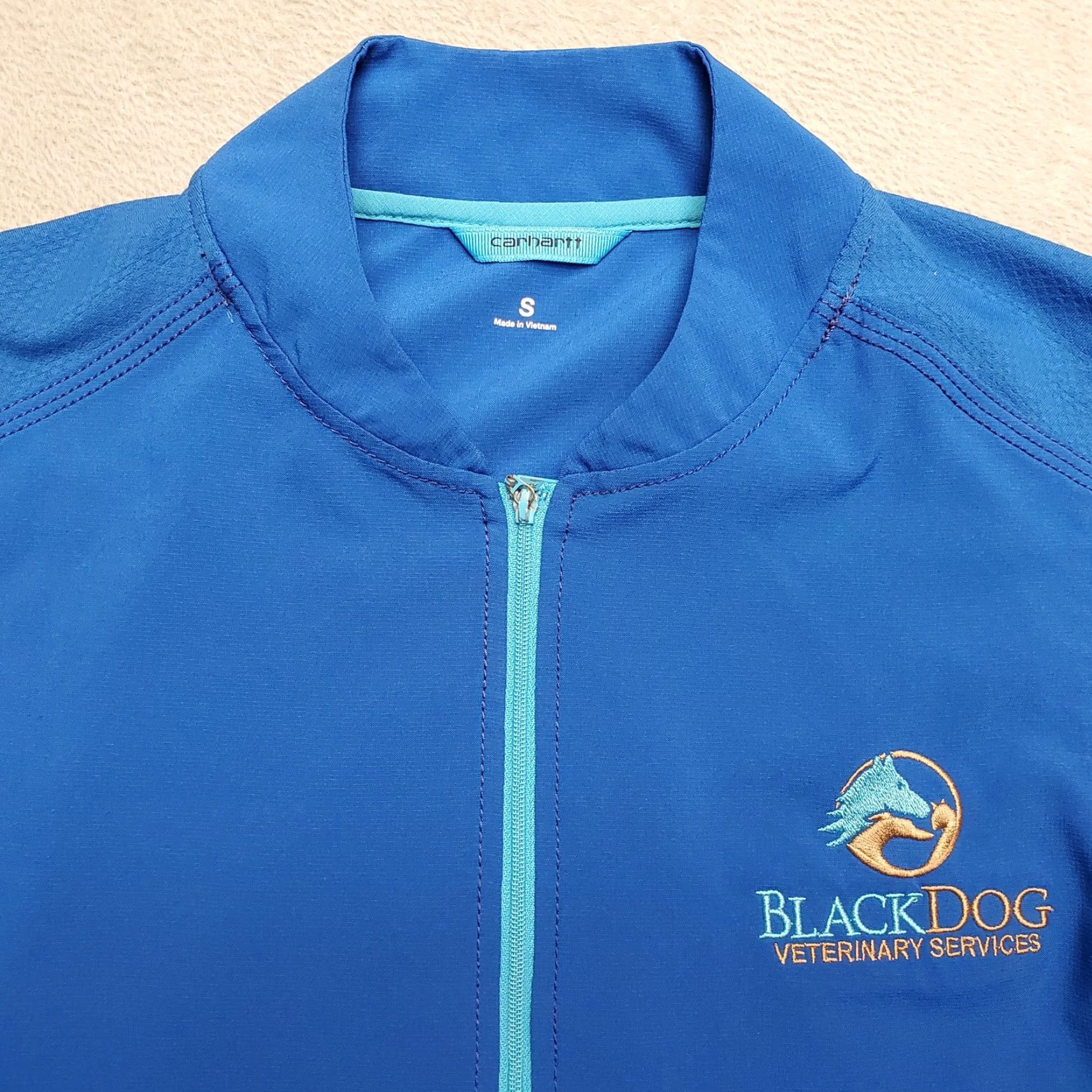 Carhartt VINTAGE Carhartt Jacket Women S Blue Force Scrub Thumb Hole Cross Flex Performance Jacket Size S / US 4 / IT 40 - 3 Thumbnail