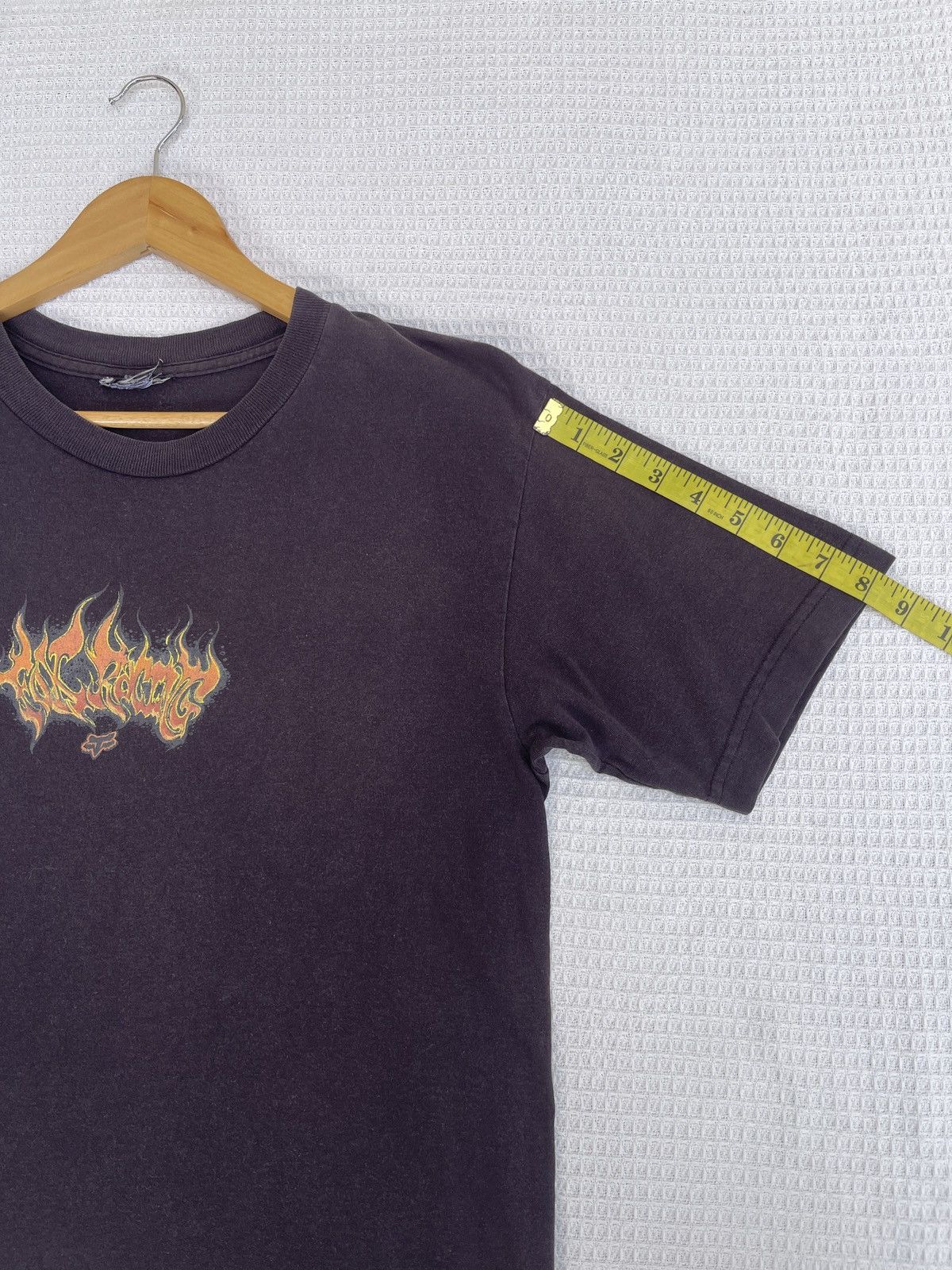 Fox Racing Rare🔥Vintage Sun Faded Black Fox Racing T-Shirt Size US M / EU 48-50 / 2 - 9 Thumbnail