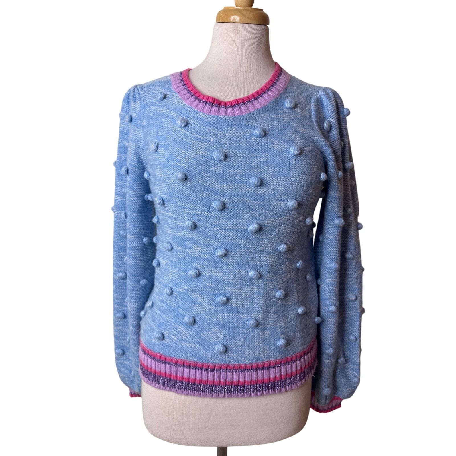 Lilly Pulitzer LILLY PULITZER Verna Sweater Blue Peri Marl SMALL Size S / US 4 / IT 40 - 1 Thumbnail