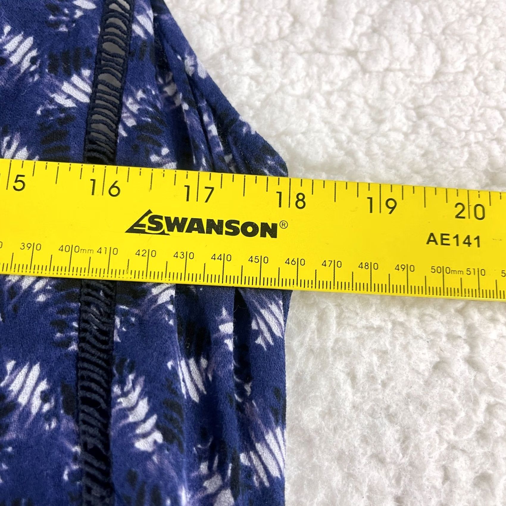 Rebecca Taylor Rebecca Taylor Maxi Dress Womens Size 4 Blue Geometric Print 100% Cotton Casual V-Neck Sleeveless Strappy Sleeve Geometric Print Long Dress Size S / US 4 / IT 40 - 5 Thumbnail