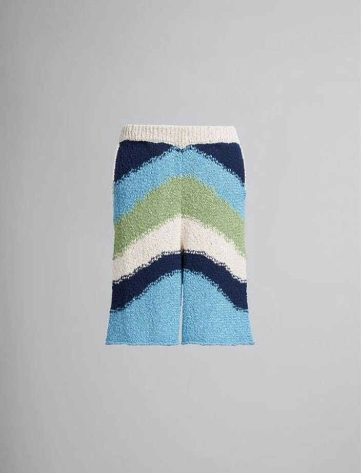 image of Marni O1W1Db10524 Cotton Shorts In Multicolor, Men's (Size 30)