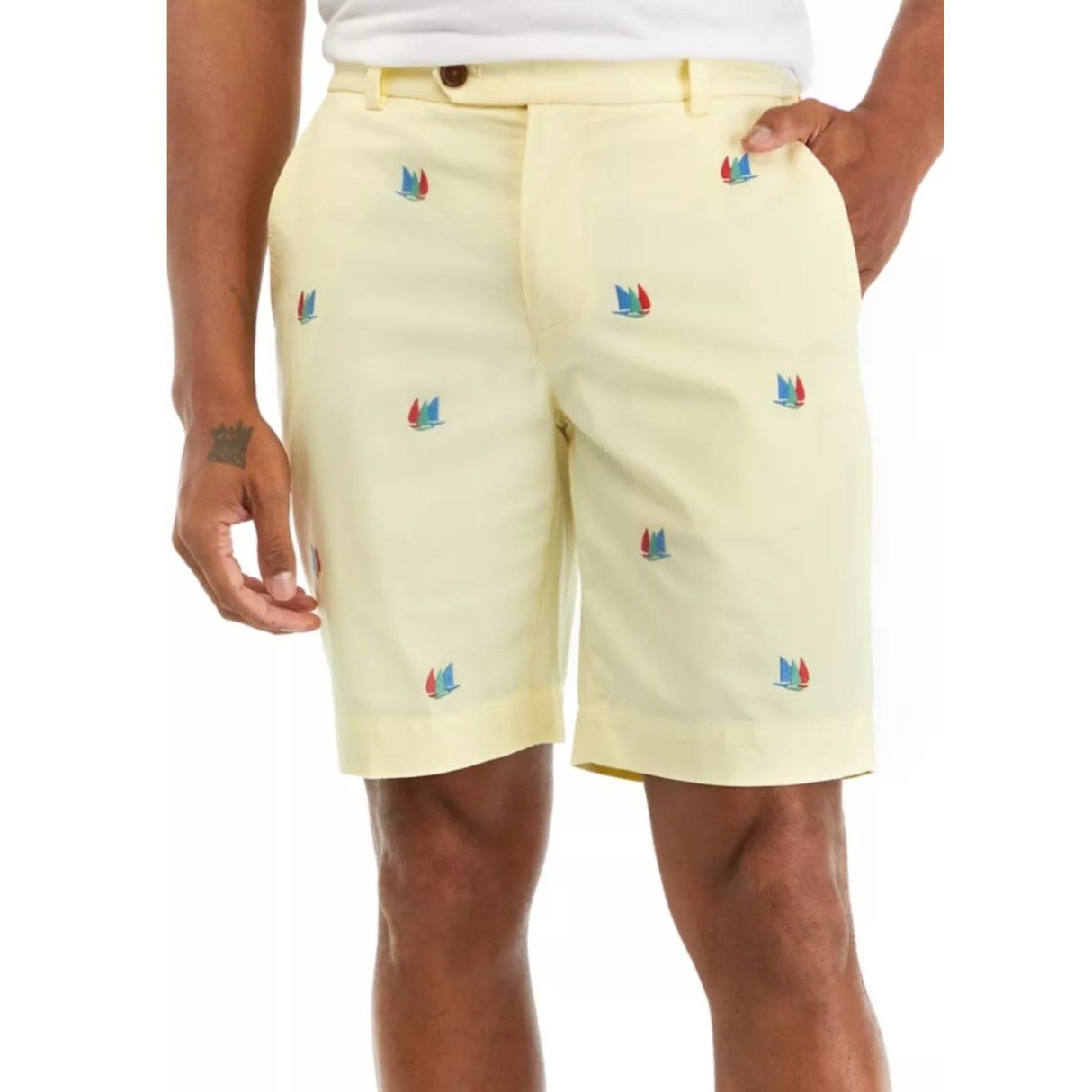 Brooks Brothers Brooks Brothers Men's Bermuda Shorts - Canary Yellow W30 Size US 30 / EU 46 - 1 Thumbnail