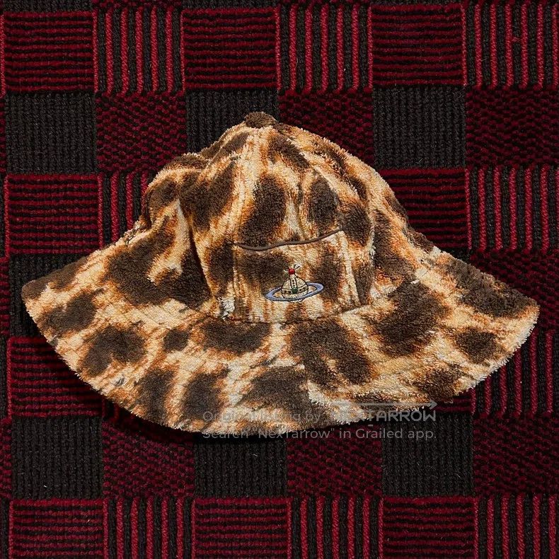 Vivienne Westwood Vivienne Westwood Leopard Print Towel Hat Size ONE SIZE - 2 Thumbnail