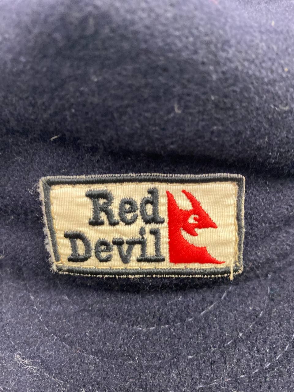 Italic vintage red devil wool ski cap made in italy Size ONE SIZE - 2 Thumbnail