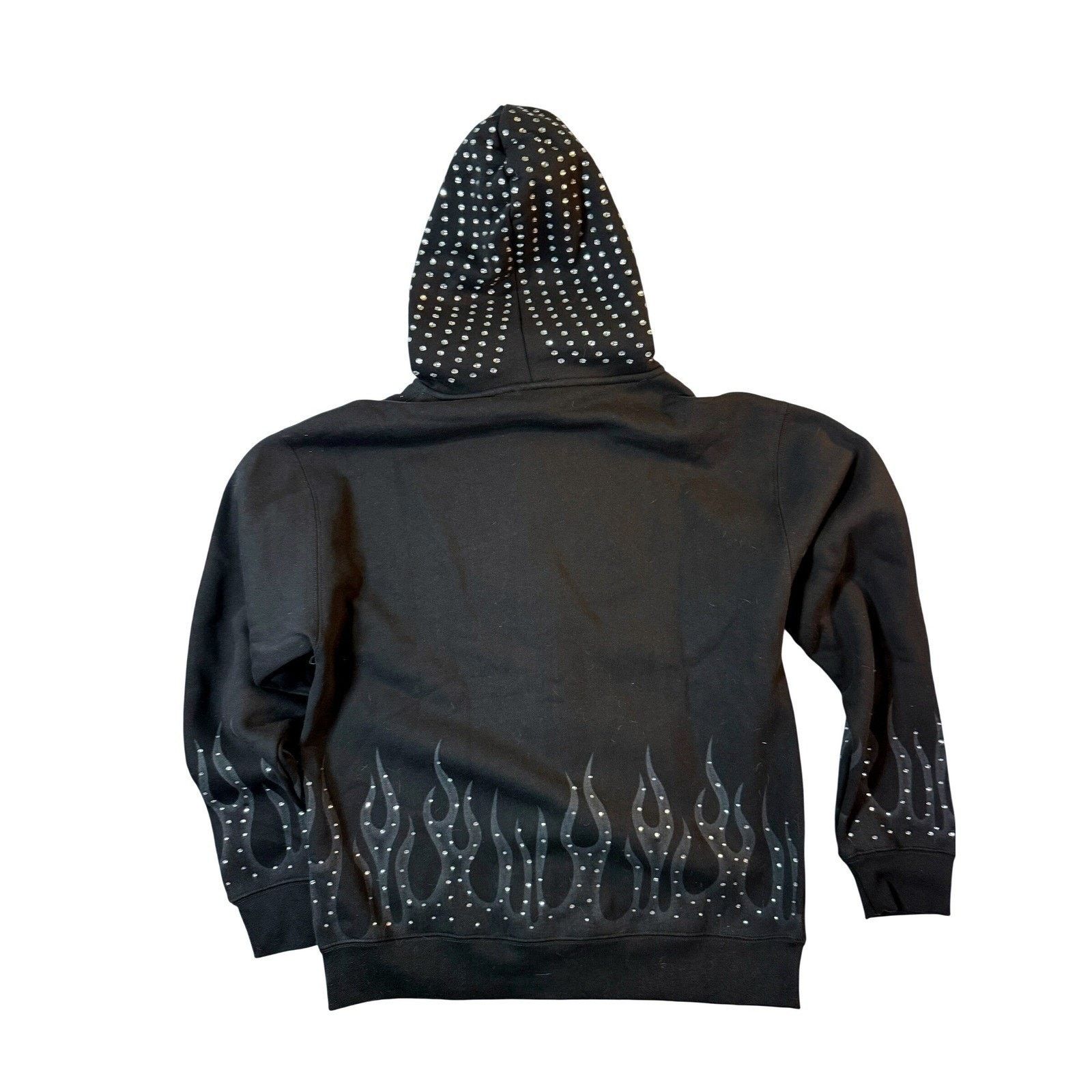 & Other Stories Hasta Muerte Hoodie Mens XL Rhinestone Hood Streetwear Size US XL / EU 56 / 4 - 2 Thumbnail