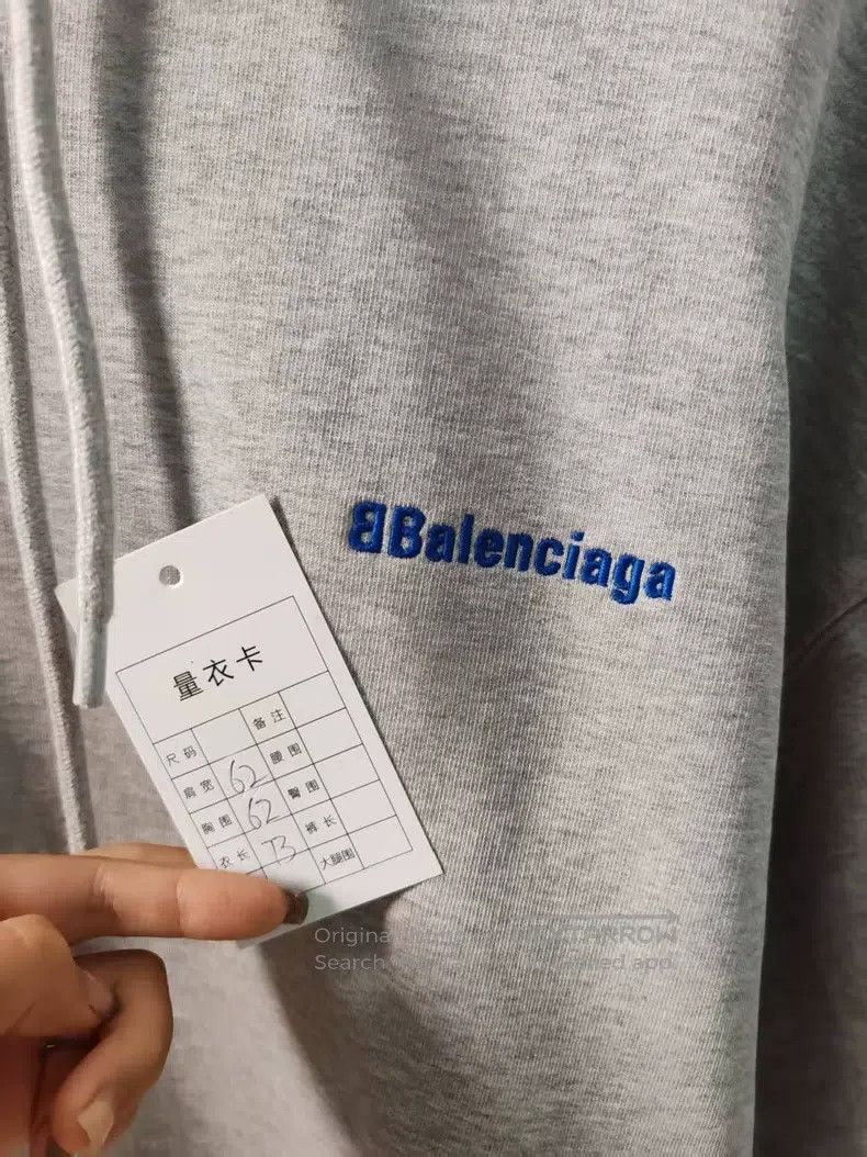 Balenciaga Balenciaga Embroidered Logo Sweatshirt Size US XXS / EU 40 - 5 Thumbnail