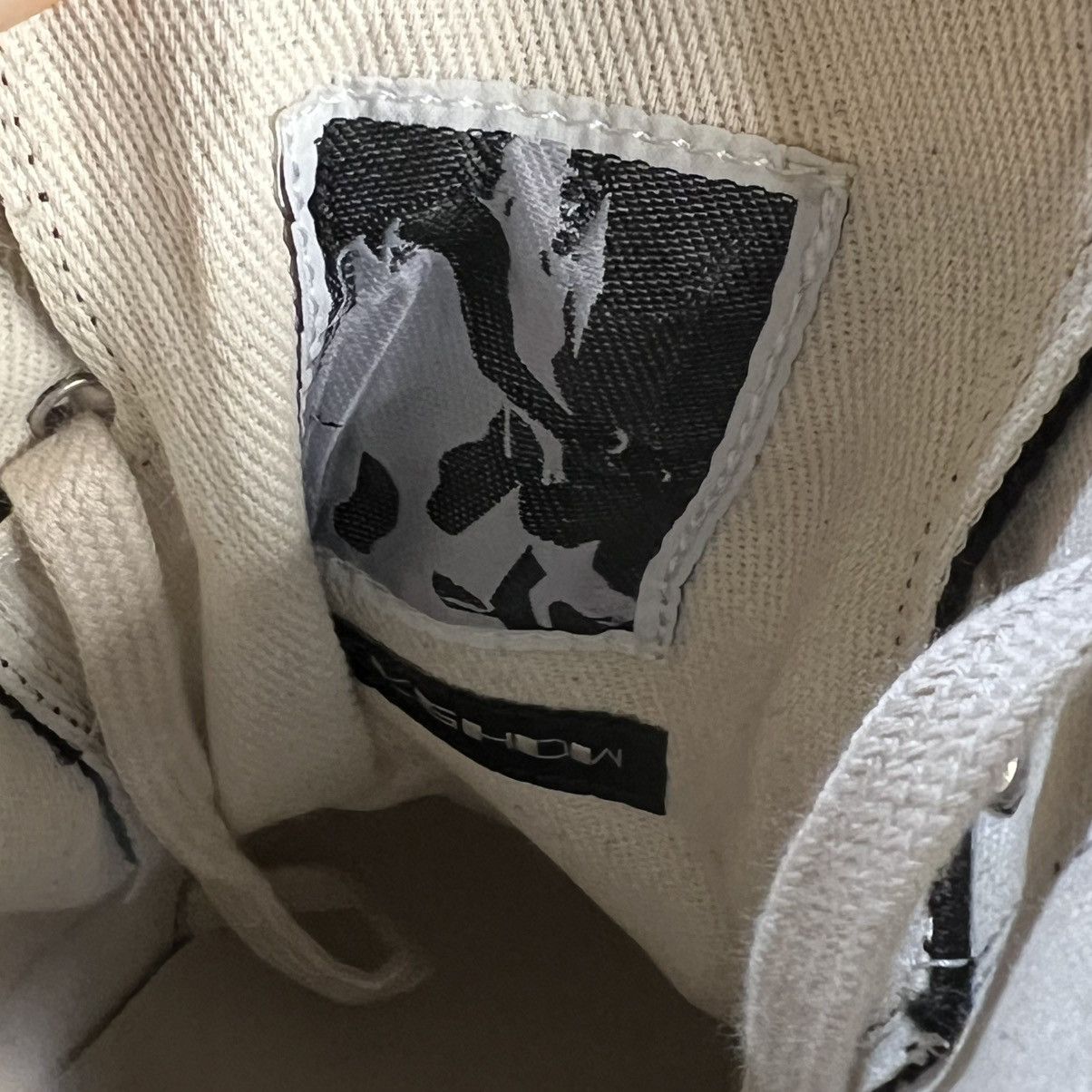 Rick Owens Drkshdw Rick Owens DRKSHDW Double Bumper Ramones Low Canvas Sneaker Size US 12 / EU 45 - 13 Thumbnail