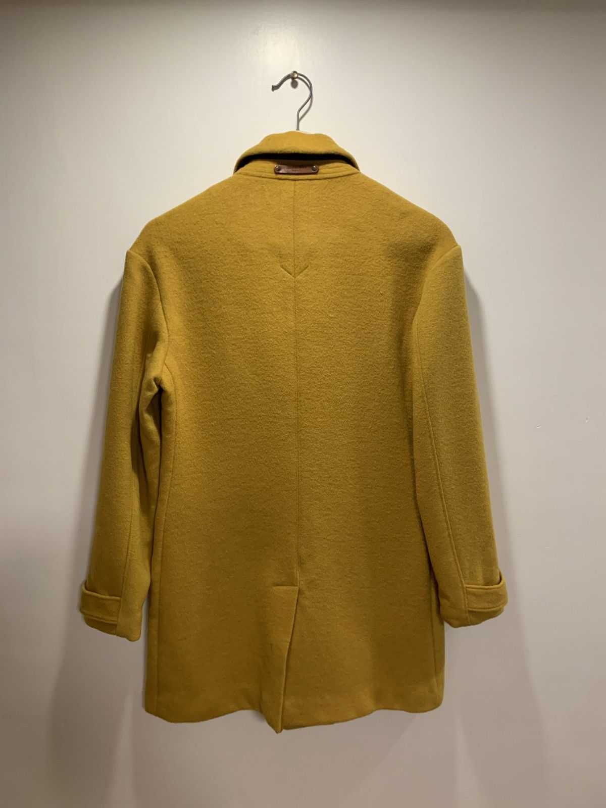 Burberry Burberry Brit "Mustard" Cashmere Wool PeaCoat Size M / US 6-8 / IT 42-44 - 7 Thumbnail