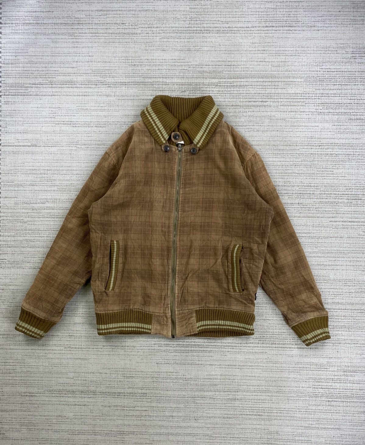 Japanese Brand × Vintage × Woolrich Woolen Mills Vintage Woolrich Checked Zipper Jacket Size US L / EU 52-54 / 3 - 1 Thumbnail