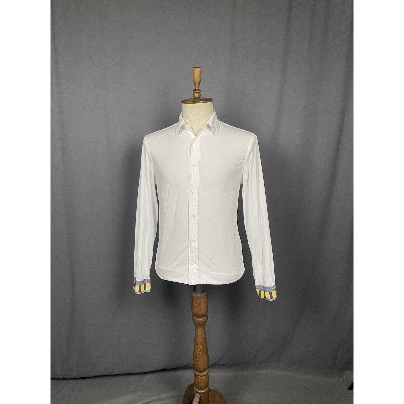 Acne Studios Acne Studios Jeffrey Cuff Men's White Longsleeve Shirt Size Size US L / EU 52-54 / 3 - 2 Thumbnail