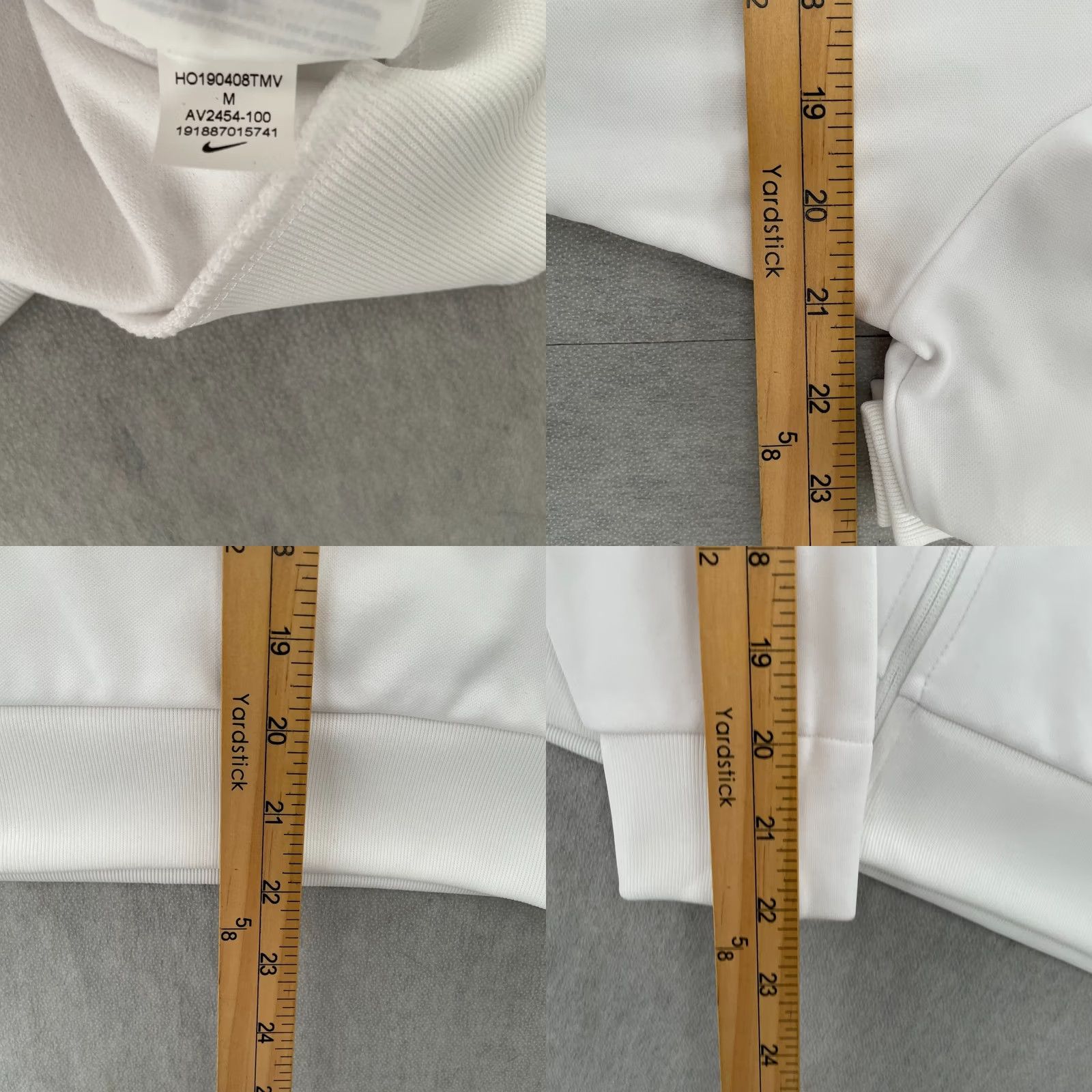 Nike Nike Jacket Womens Medium White Court Tennis Rafa Nadal Academy Warm Up Ladies M Size M / US 6-8 / IT 42-44 - 8 Thumbnail