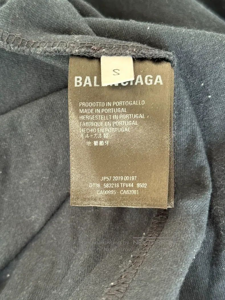 Balenciaga Balenciaga T-shirt, classic black version Size US S / EU 44-46 / 1 - 3 Thumbnail