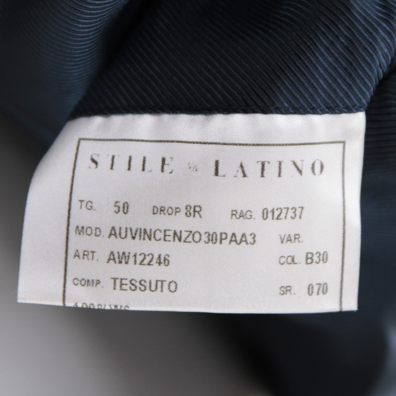 Other Stile Latino Suit Size US 40 Regular in Blue Size 40R - 9 Thumbnail