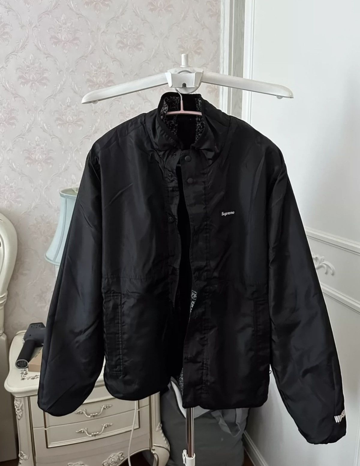 Supreme reversible bandana fleece jacket