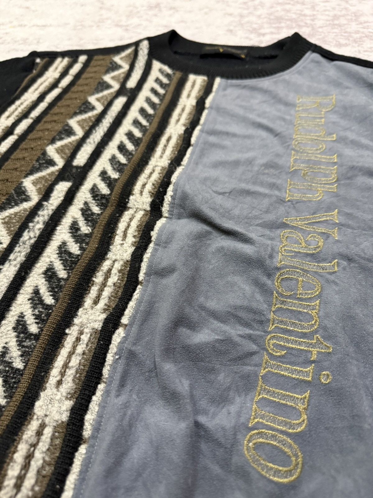 Valentino Vintage Rudolph Valentino Knit Sweatshirt Size US S / EU 44-46 / 1 - 4 Thumbnail
