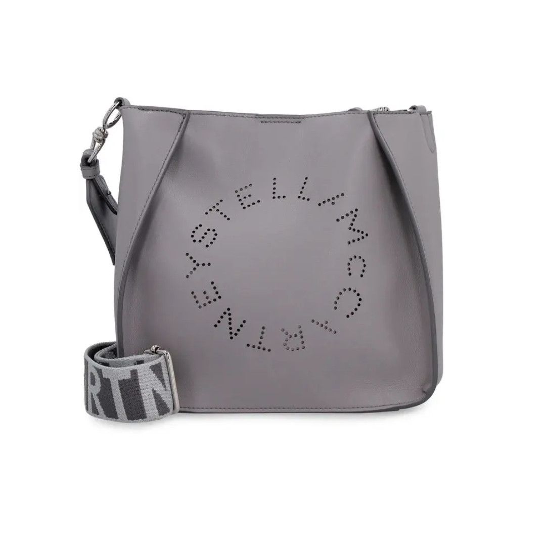 Stella McCartney o1s22i1n1024 Size: OS / Stella Logo Crossbody Bag in Grey Size ONE SIZE - 1 Thumbnail