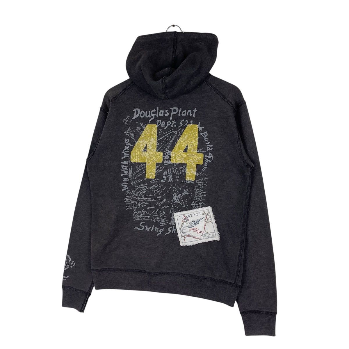 Avirex × Vintage Avirex Pilote Aero Mail Hoodie Size US M / EU 48-50 / 2 - 6 Thumbnail