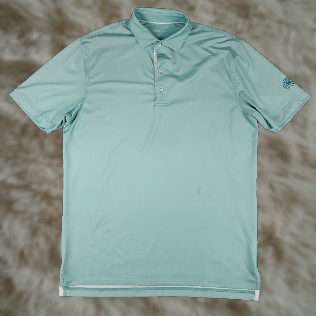 johnnie-O johnnie-O Polo Shirt Mens Size Medium Blue Golf Short Sleeve Polo Shirt Mens Size Medium Blue Size US M / EU 48-50 / 2 - 1 Thumbnail