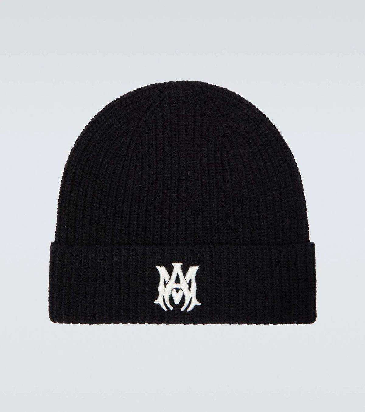 Amiri o1w1db11025 Size: OS / Logo Cashmere Beanie Hat / Cap Size ONE SIZE - 1 Thumbnail