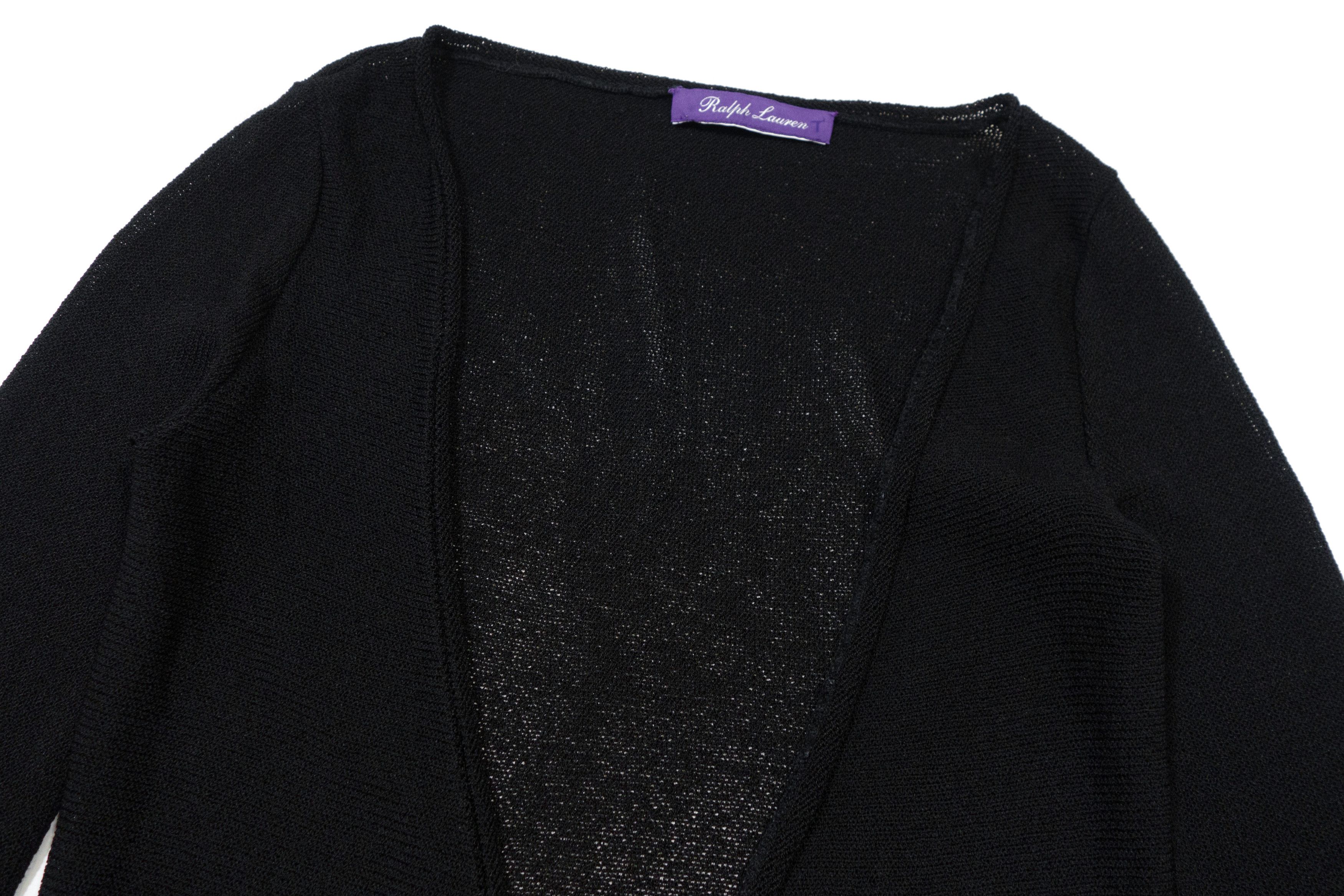 Ralph Lauren Purple Label Knit Tie-Front Wrap Cardigan Size S / US 4 / IT 40 - 3 Thumbnail