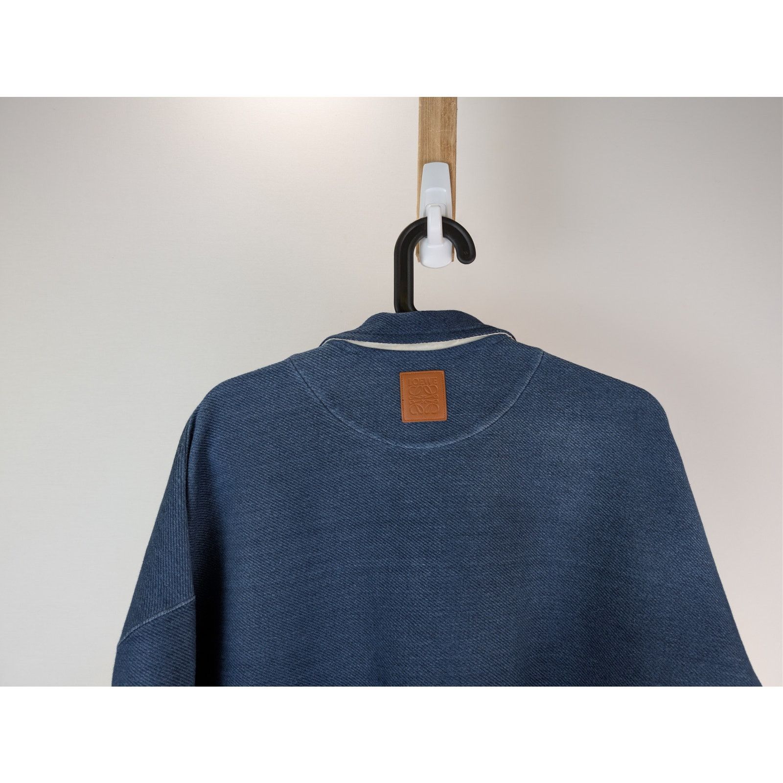 Loewe o1rshd1 Polo Sweatshirt in Azul Size US M / EU 48-50 / 2 - 11 Thumbnail