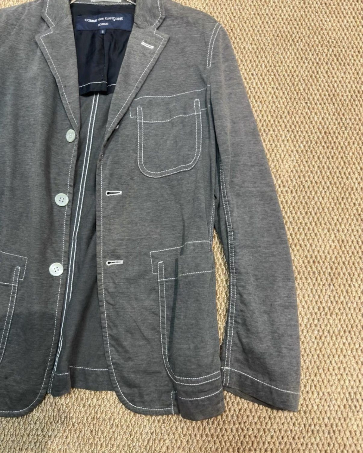 Comme des Garcons Homme Plus COMME des GARÇONS HOMME PLUS Cotton Blazer Jacket K23 Size US S / EU 44-46 / 1 - 3 Thumbnail