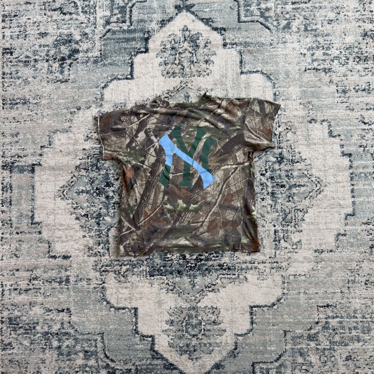 Vintage Vintage Streetwear Camo “NY 7” Tee Size US S / EU 44-46 / 1 - 2 Thumbnail